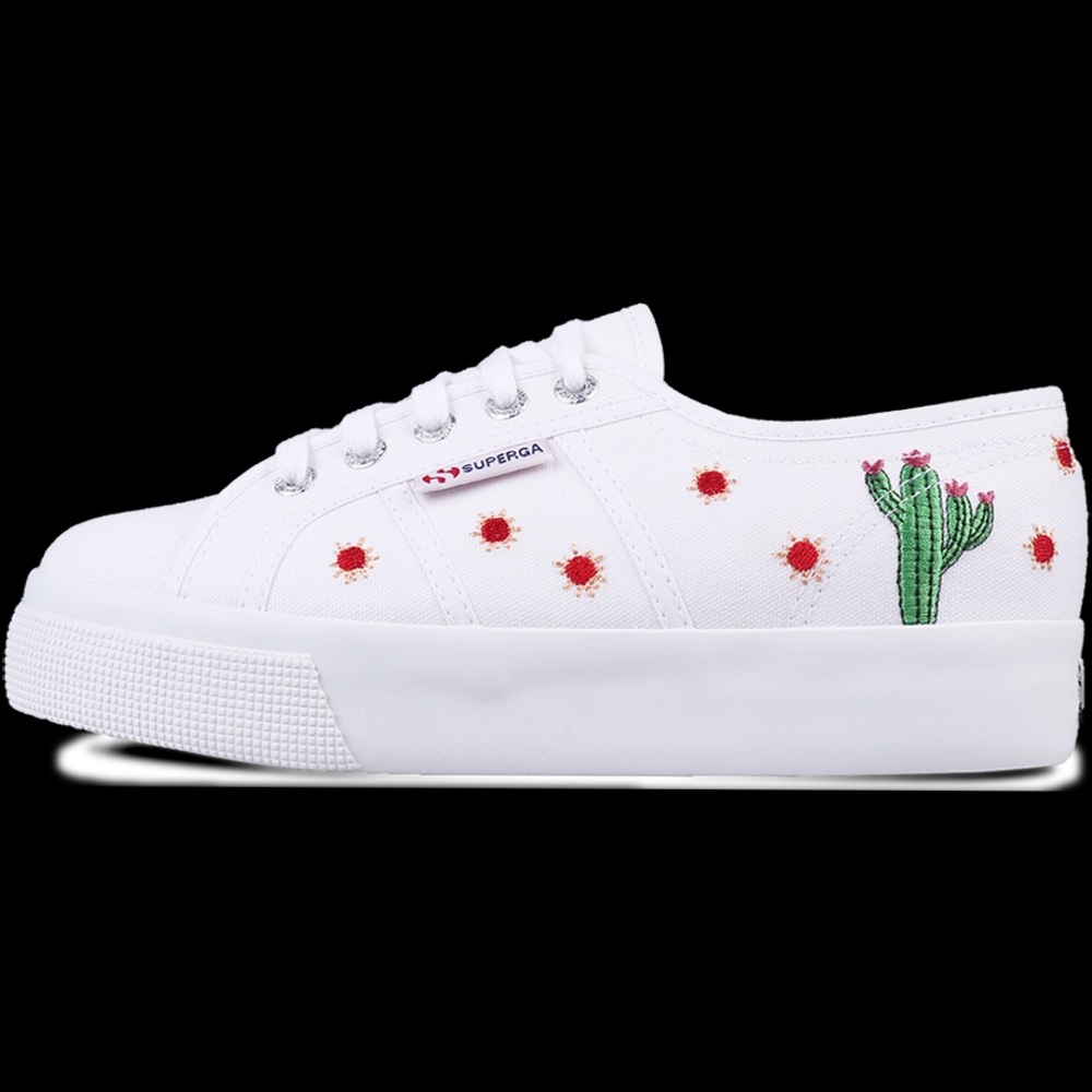 SUPERGA X CHICAS LATINA PLATFORM SNEAKERS